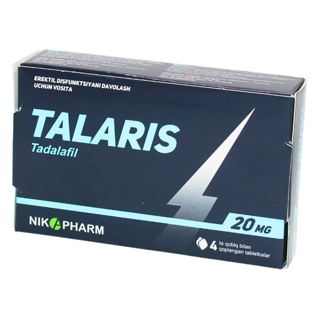 Таларис таб. п/о 20мг №4