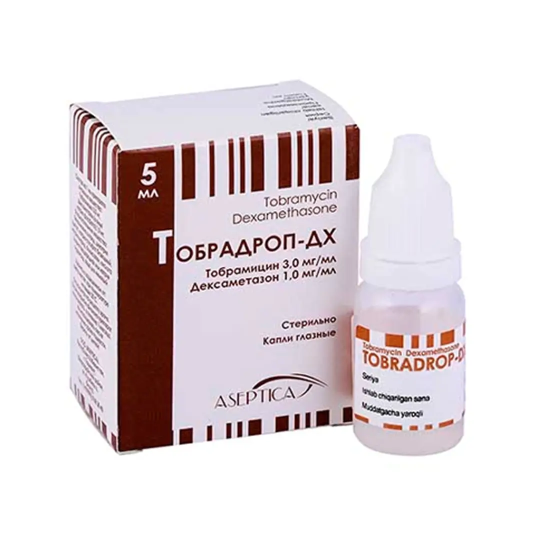 Тобрадроп-ДХ капли глаз. 5мл  №1