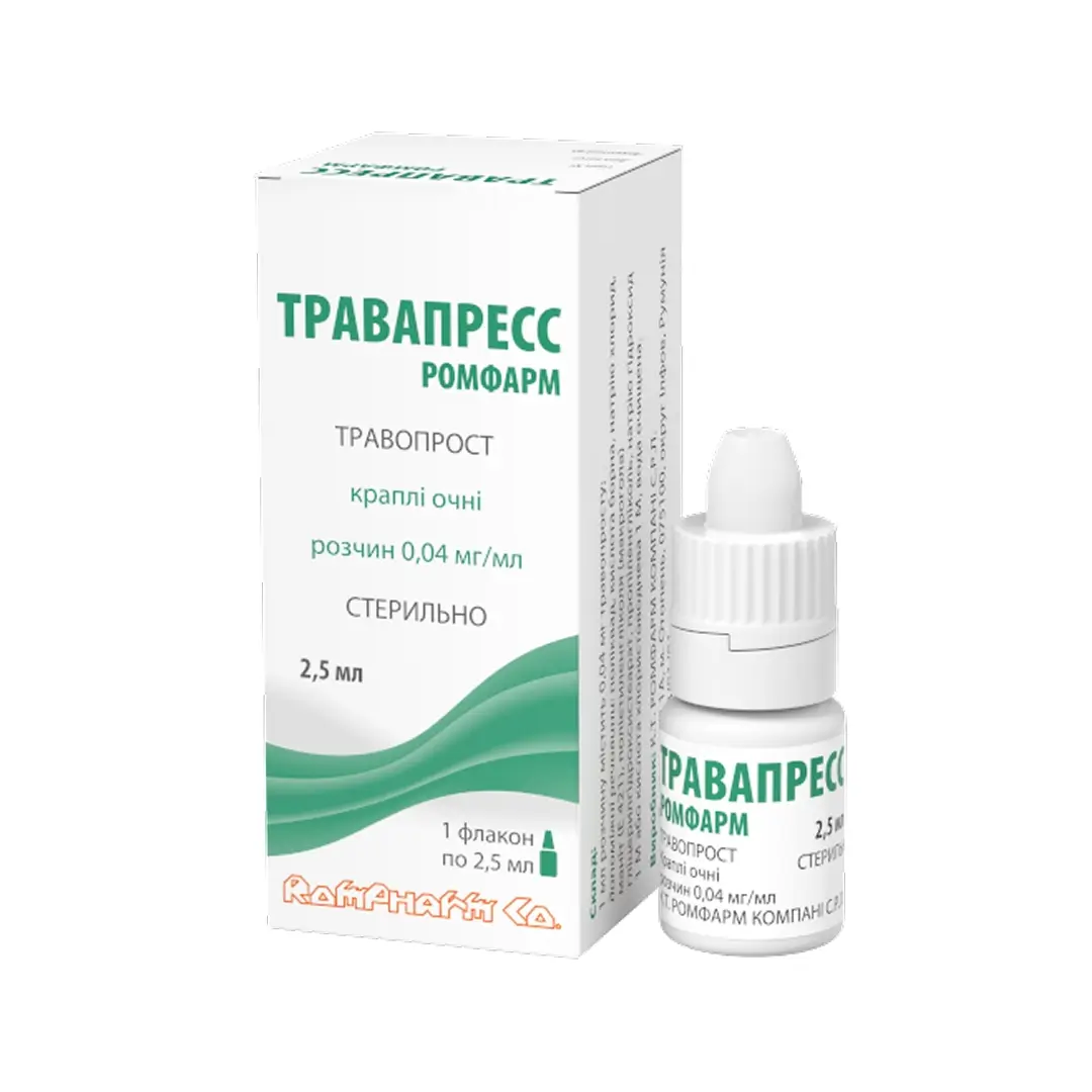 Travapress (Romfarm) gl.kapli 0,04mg/ml 2,5ml №1
