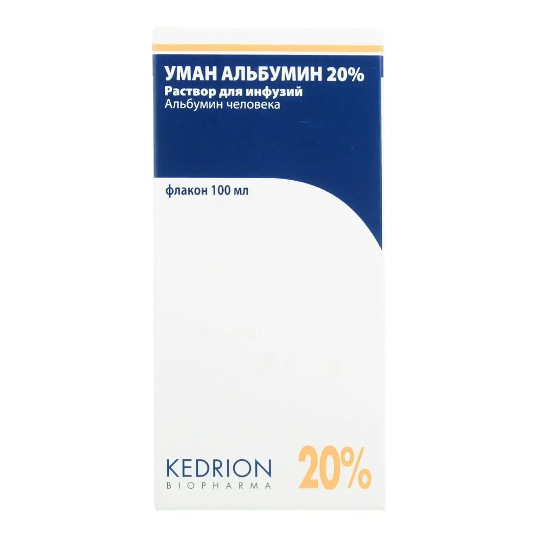 Uman Albumin r-r d/inf. 20% 100ml