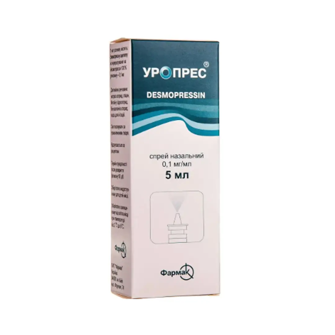 Уропрес спрей назальный 0,1мг/мл 5мл