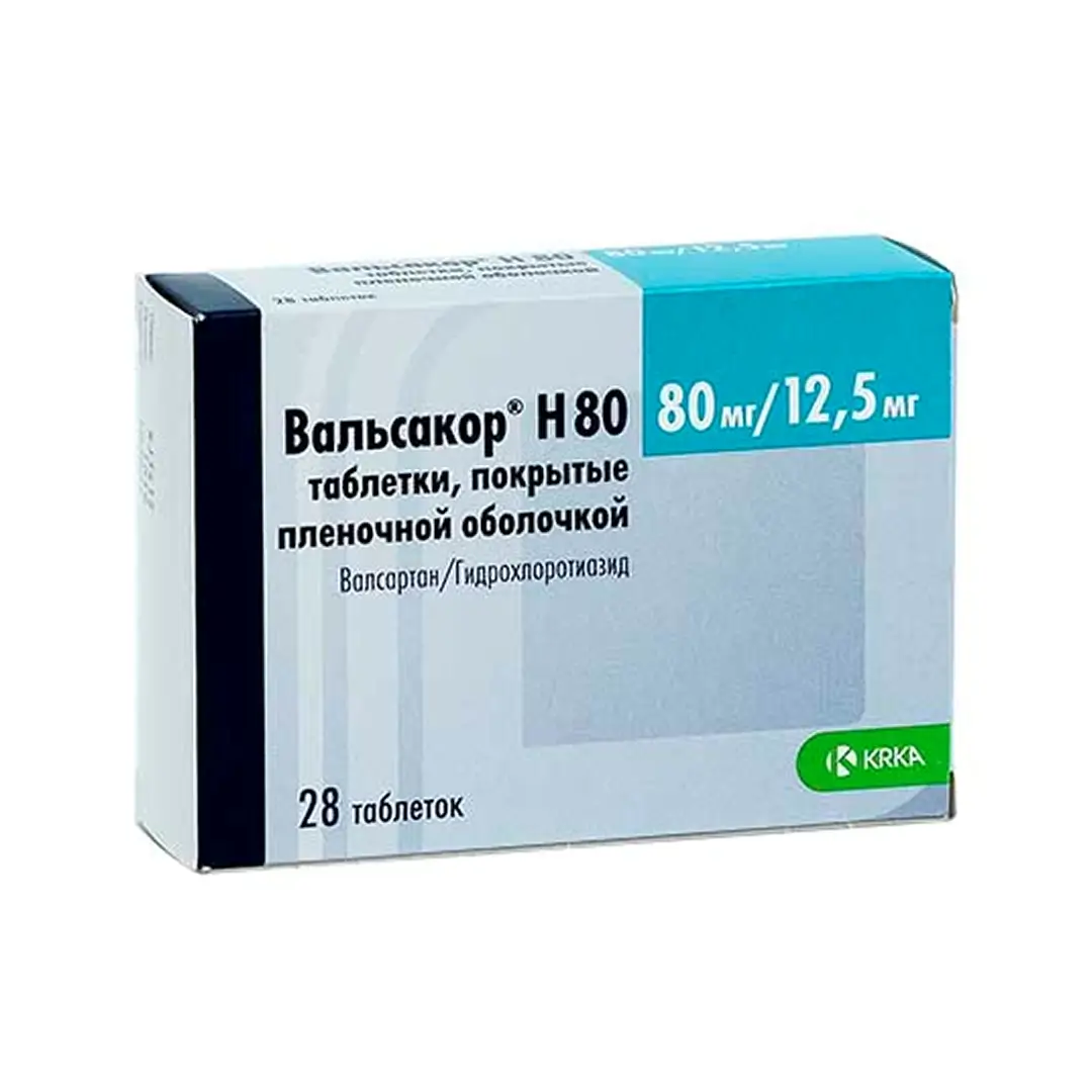 Valsakor tab. H 80mg/12,5mg №28