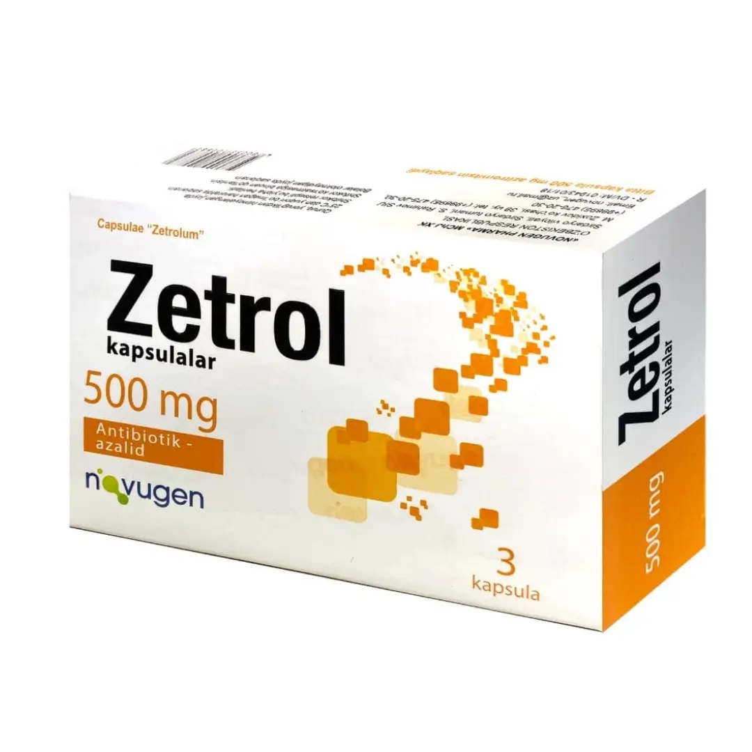 Zetrol kaps. 500mg №3