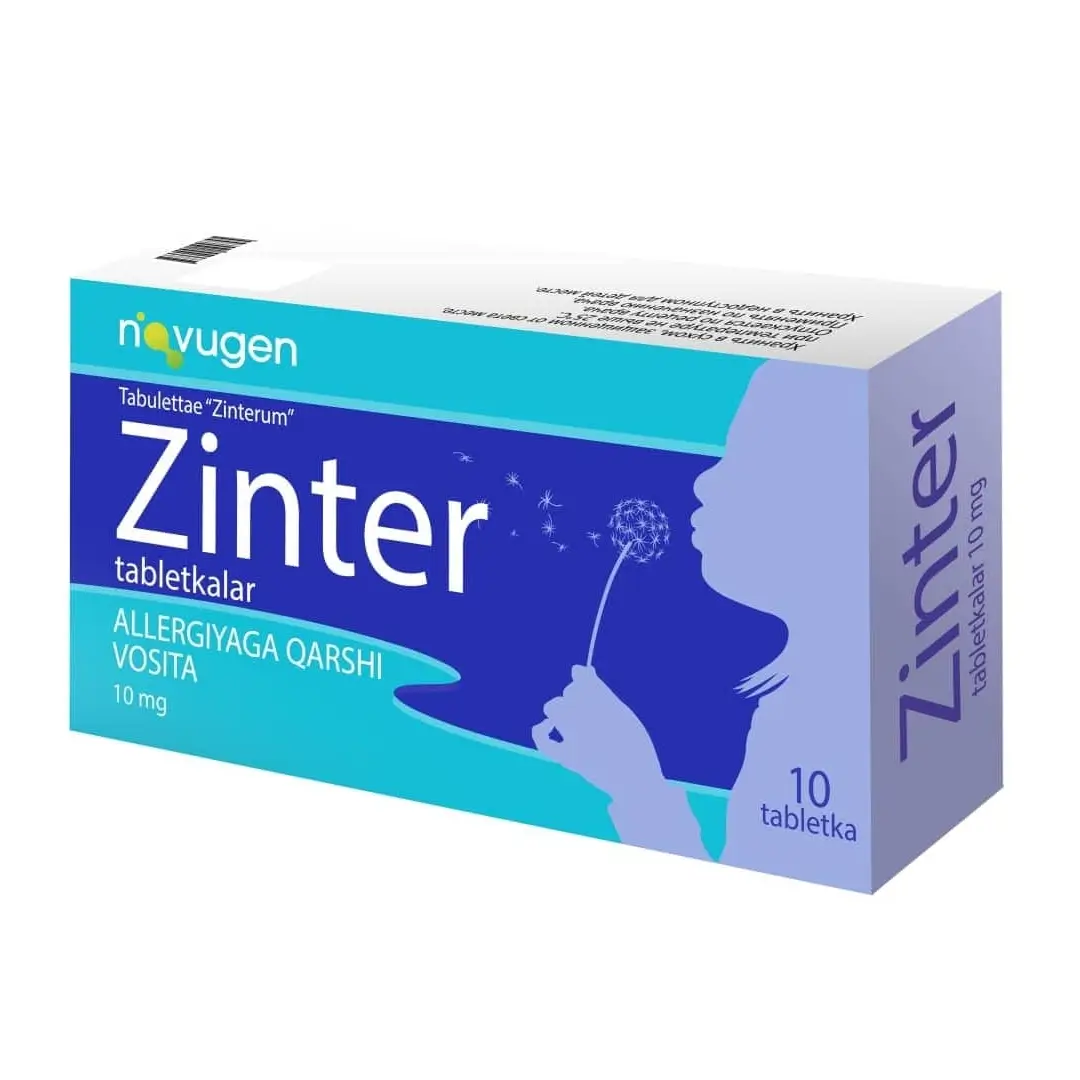 Зинтер таб. 10мг №10