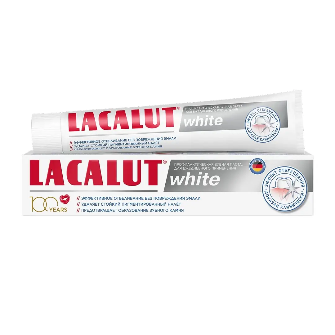 Зубная паста LACALUT White 75мл