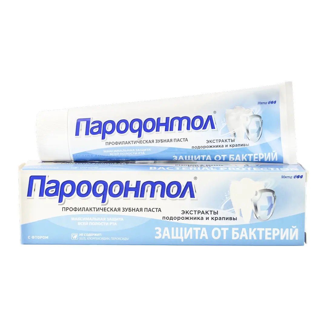 Пародонтол зубная паста Защита от бактерий 124г шт. №1